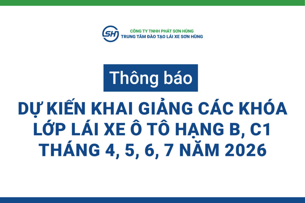 Khai giảng khóa học lái xe ô tô trung tâm Sơn Hùng Đà Nẵng