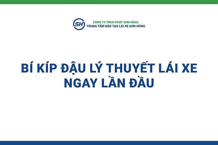 Mẹo thi lý thuyết lái xe ô tô