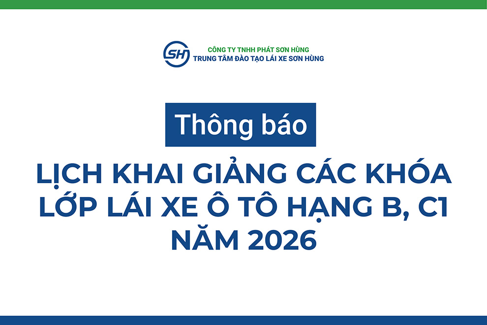 Lịch khai giảng học lái xe ô tô Đà Nẵng 2026